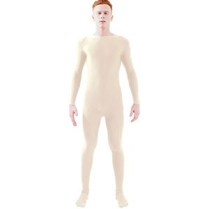 ENSNOVO NWT Adult Unisex Spandex Unitard Full Body Suit *Nude XL